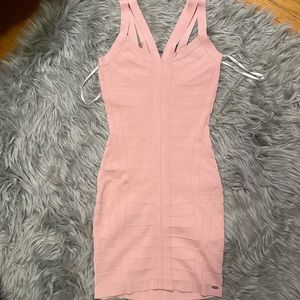 GUESS pink shaping dress